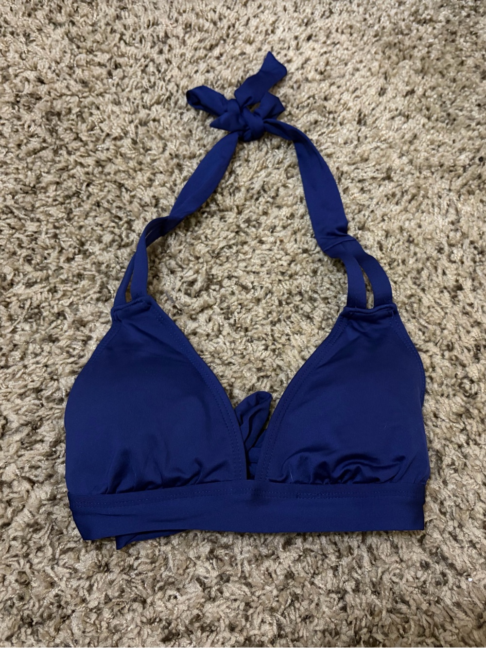 Vintage Mossimo Supply Co. Navy Halter Bikini Top